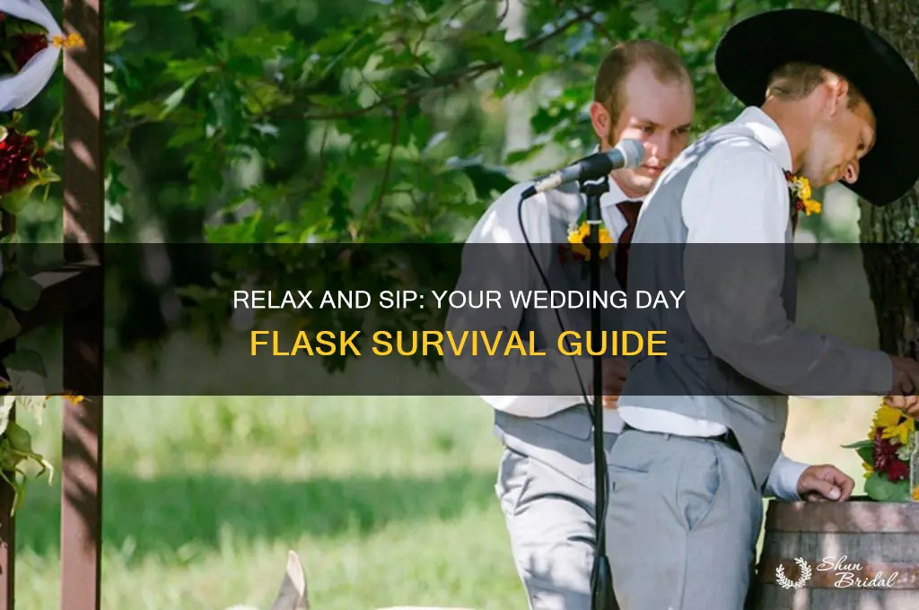 how to relax on your wedding day book flask