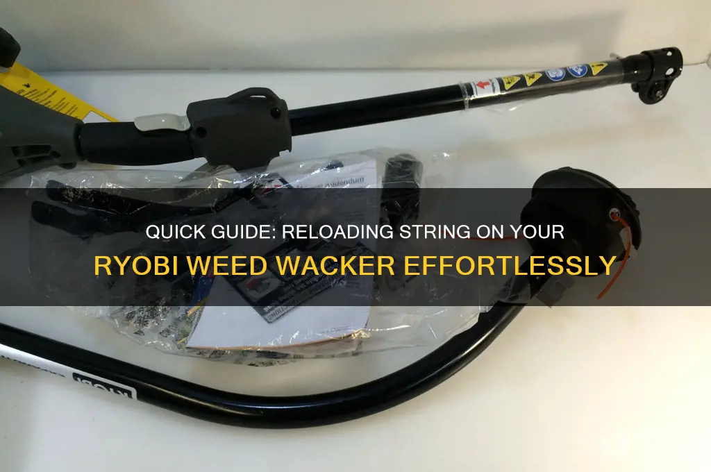 how to reload string onto a ryobi wed wacker