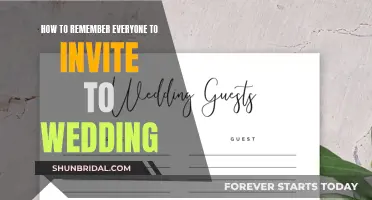 The Ultimate Wedding Guest List: Ensuring No One's Missed