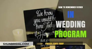 Honoring Dad’s Memory: Creative Ways to Include Father in Your Wedding