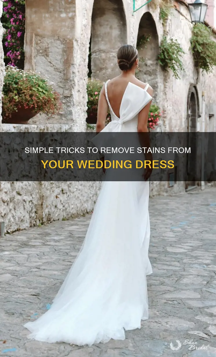 how to remove a train from a wedding dress