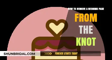 Removing Your Wedding Page from The Knot: A Step-by-Step Guide