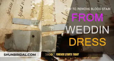Wedding Dress Saviors: Removing Blood Stains