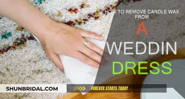 Effective Ways to Remove Candle Wax from Your Wedding Dress