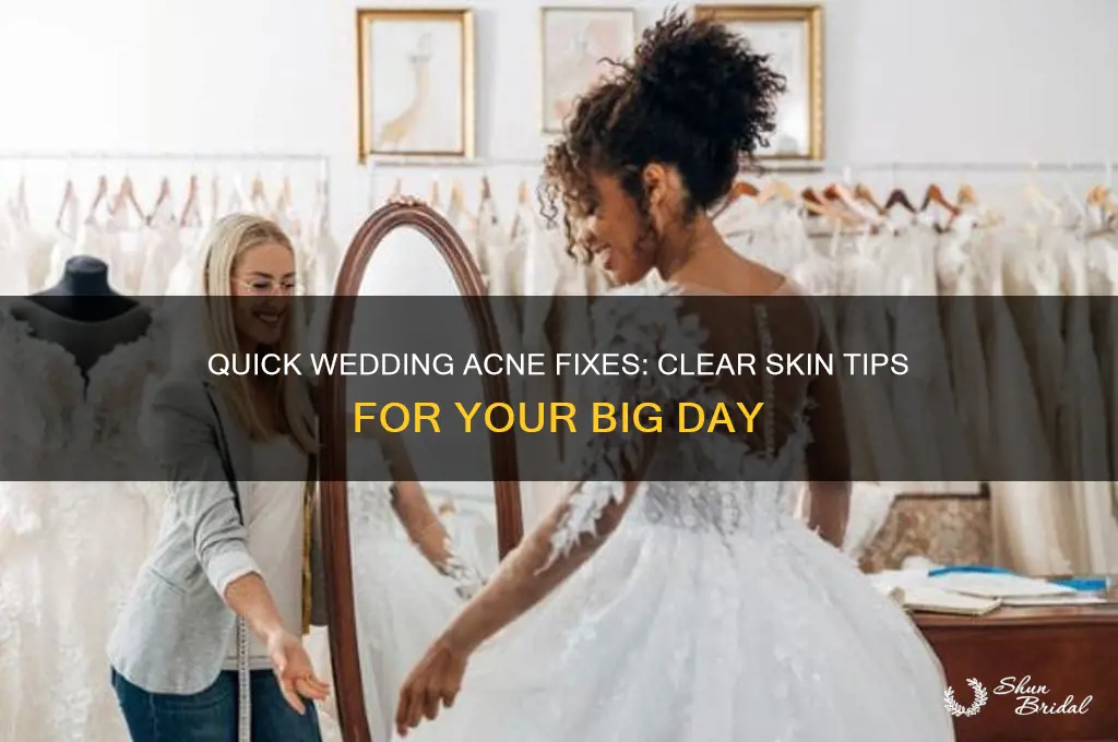how to remove pimples before wedding