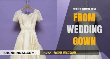 Restoring Elegance: Effective Rust Removal Tips for Wedding Gowns