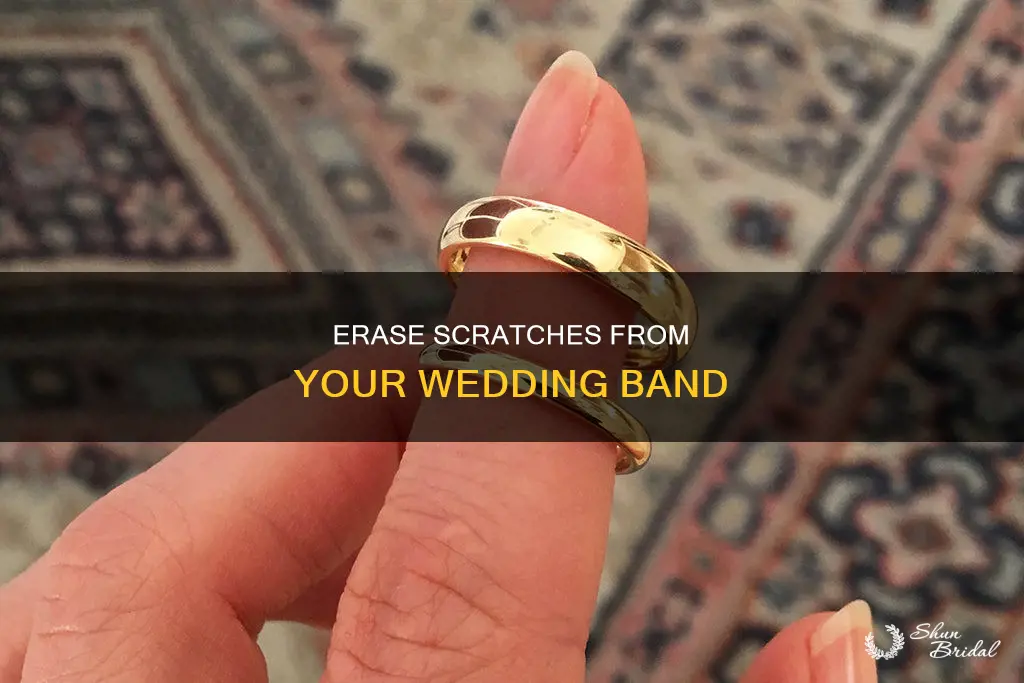 how to remove scratches from wedding band