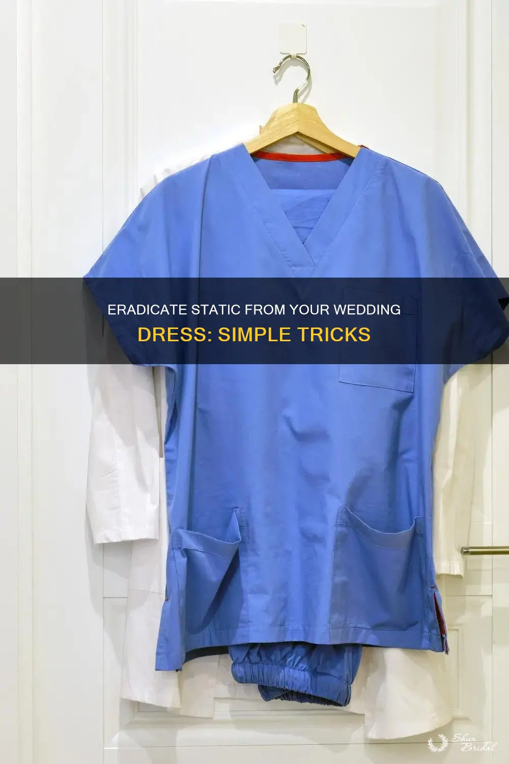 how to remove static from wedding dress