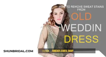 Removing Sweat Stains from Your Vintage Wedding Dress