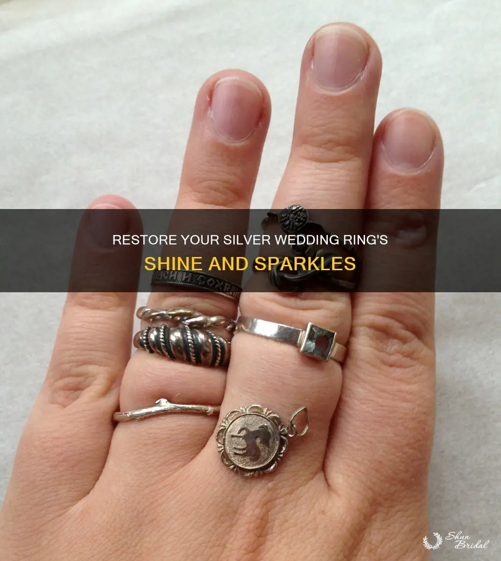 how to remove tarnish from diamond silver wedding rings