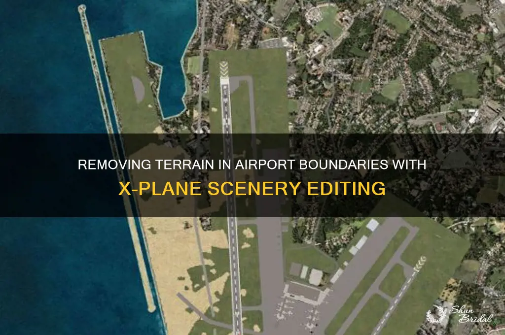 how to remove terrain within airport boundaries iw wed scenery