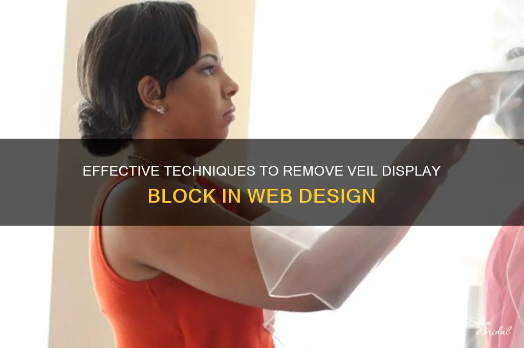 how to remove veil display block