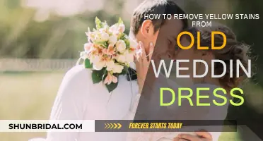 Restoring Old Wedding Dresses: Removing Yellow Stains