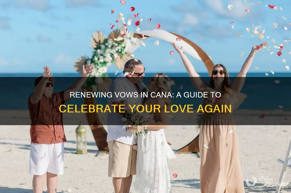 how to renew vows in cana
