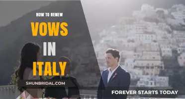Renewing Vows in Italy: A Romantic Guide to Celebrate Love