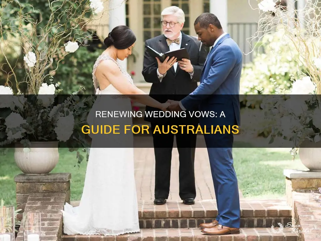 how to renew wedding vows in australia