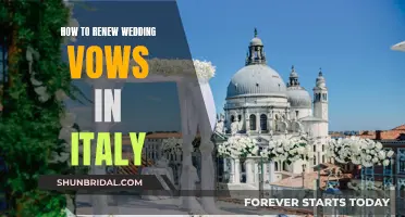 Renewing Vows in Italy: A Guide for Couples