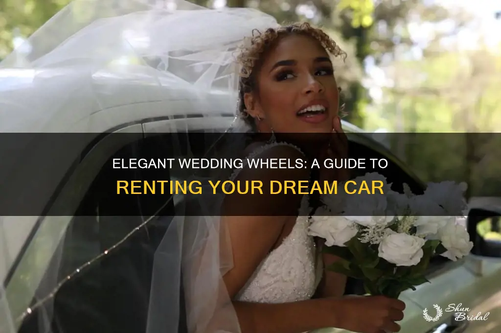 how to rent a car for wedding