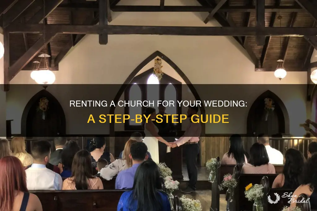 how to rent a church for a wedding