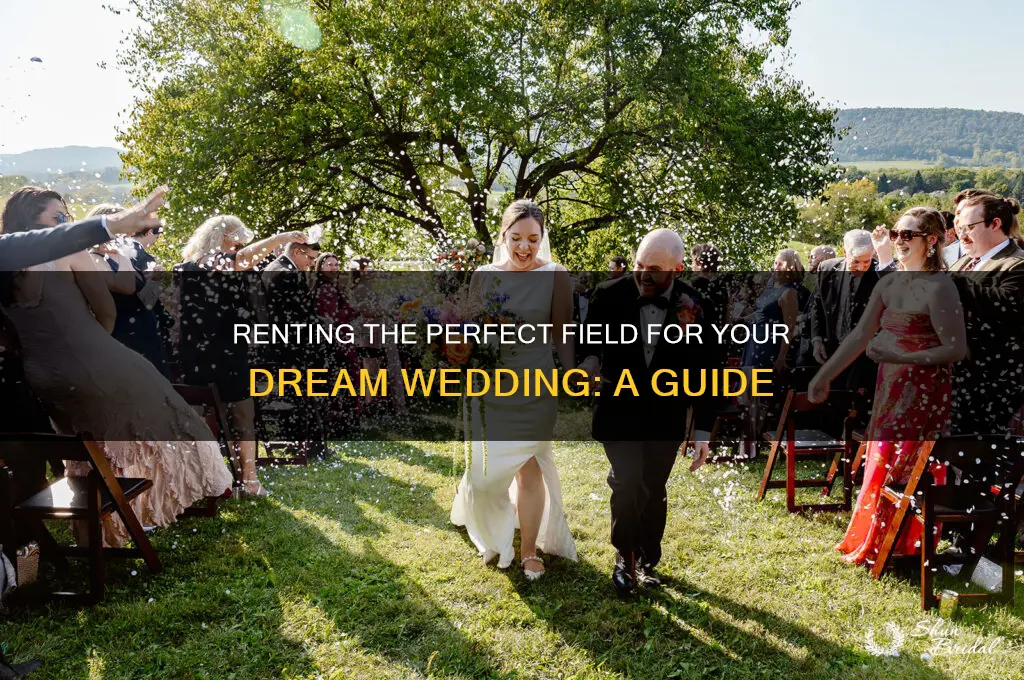 how to rent a field for a wedding