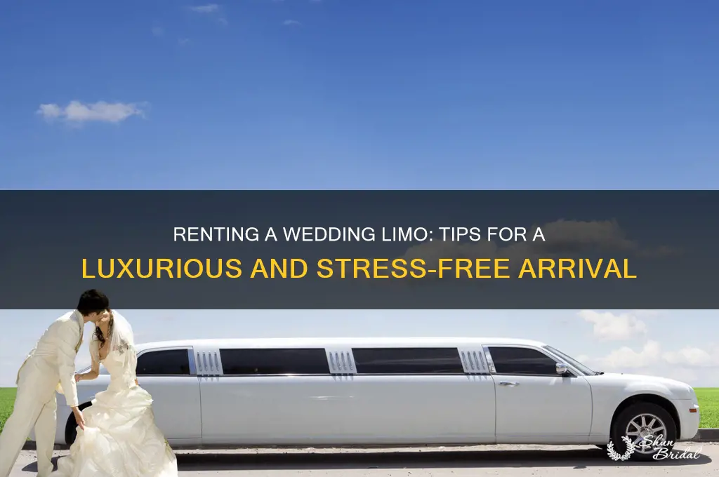 how to rent a limo for wedding