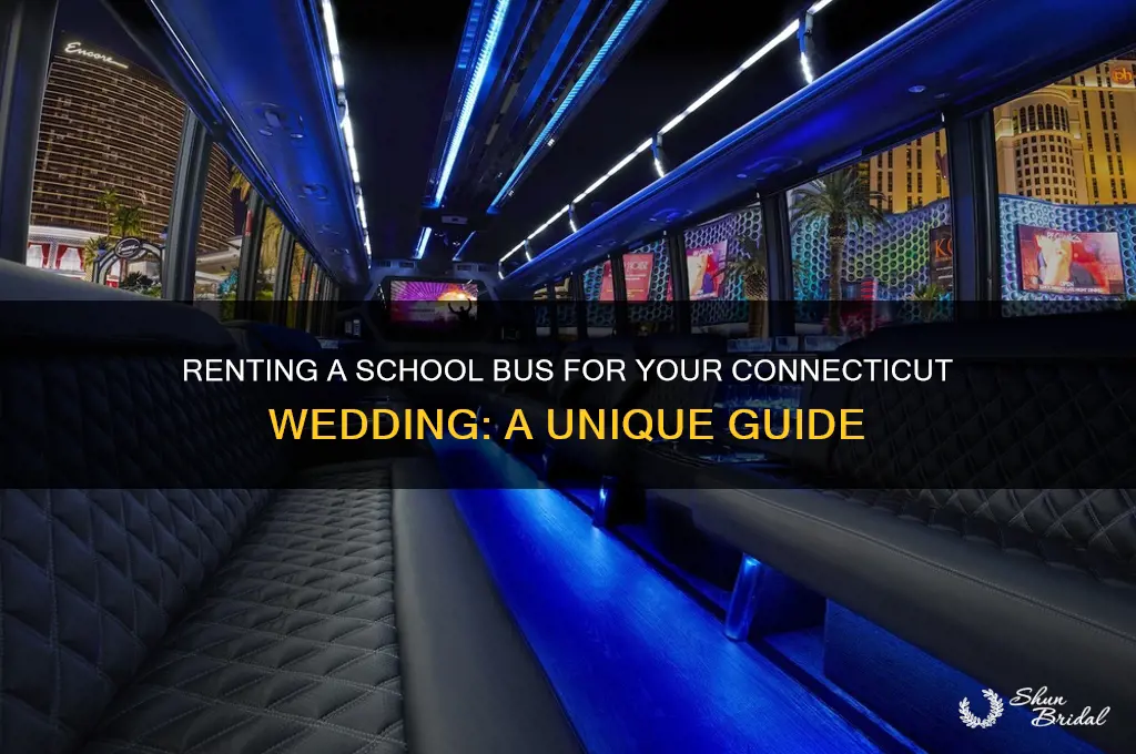 how to rent a school bus for a wedding connecticut
