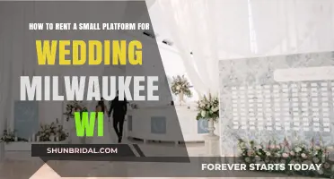 Renting the Perfect Small Wedding Platform in Milwaukee, WI
