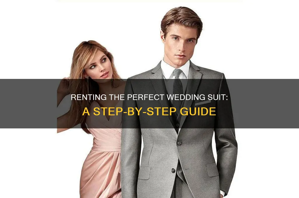 how to rent a suit for a wedding