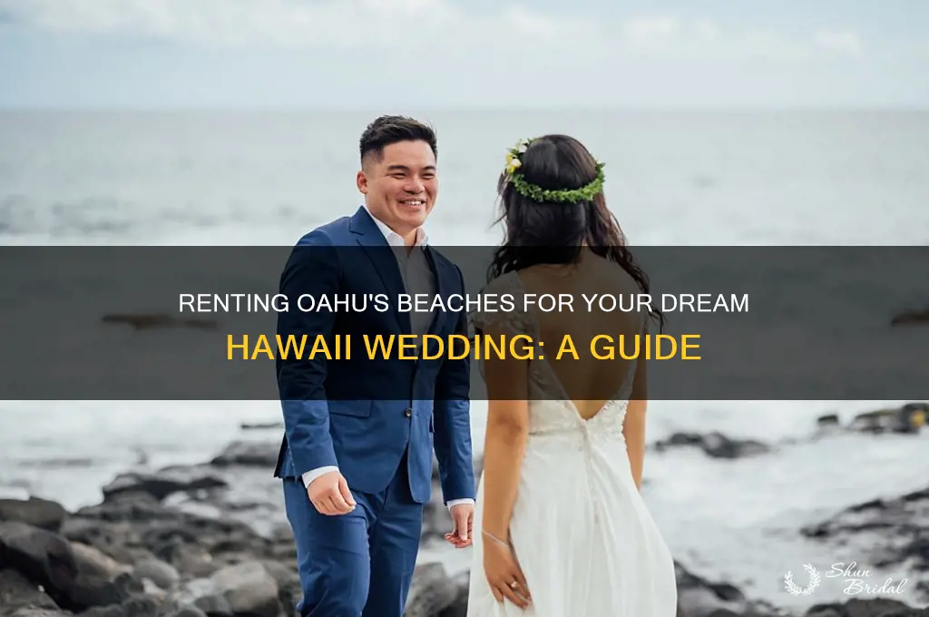 how to rent beach for wedding in hawaii oahu