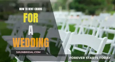 Renting Chairs for Your Wedding: A Step-by-Step Guide