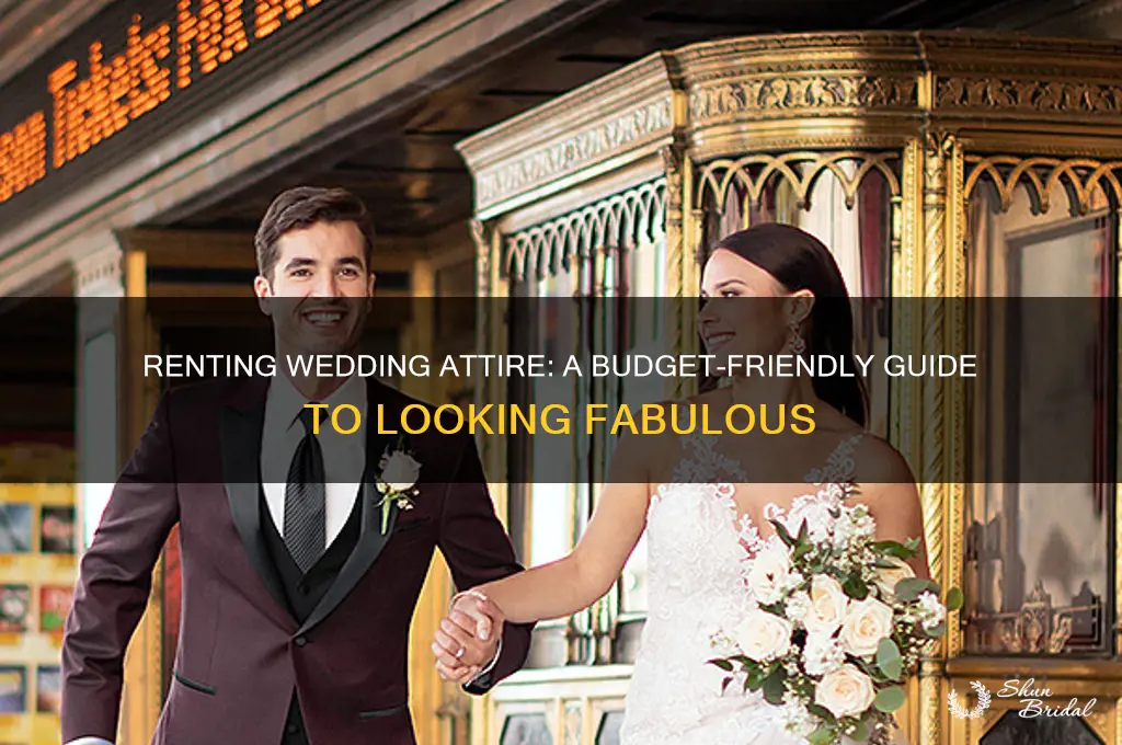 how to rent clothes for a wedding