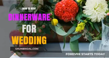 Elegant Wedding Table Settings: A Guide to Renting Dinnerware