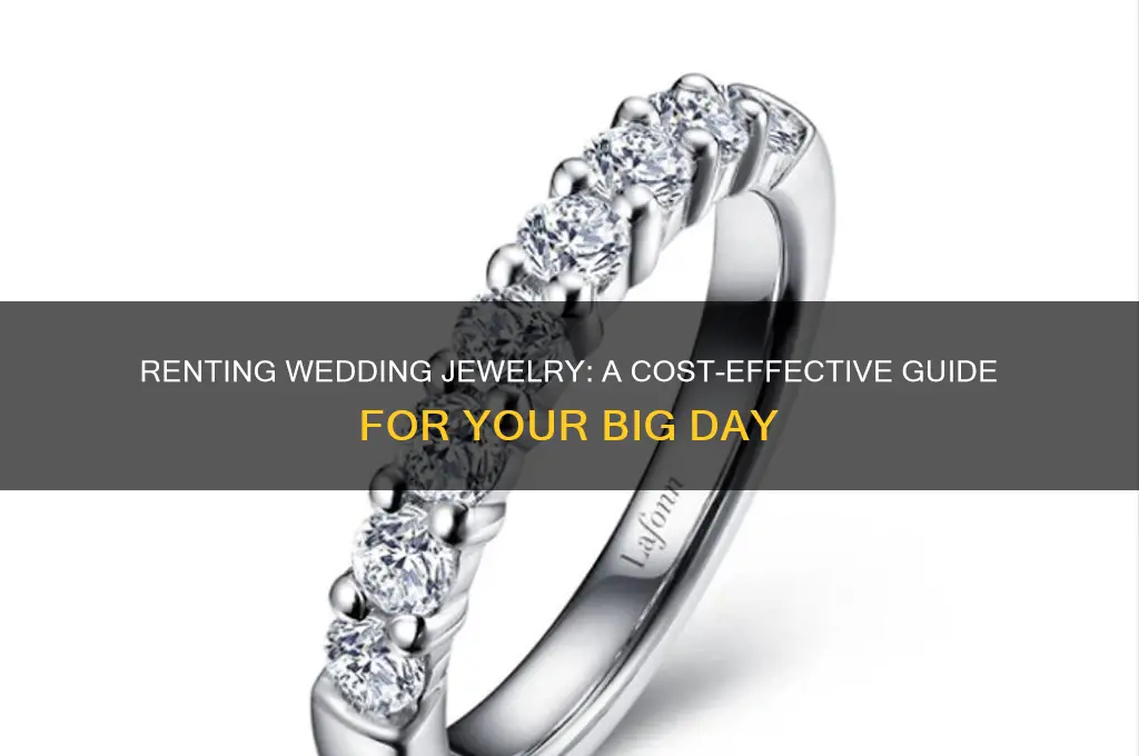 how to rent jewelry for wedding