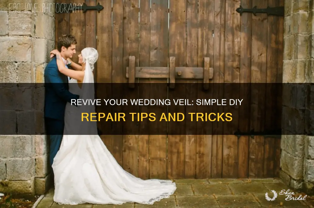 how to repair a wedding veil