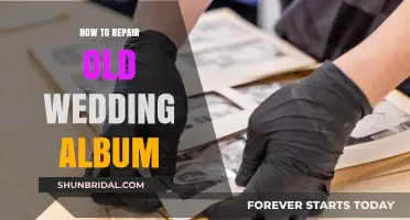 Restoring Memories: A Guide to Repairing Your Old Wedding Album