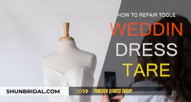 Quick Fixes for Tearing your Wedding Dress