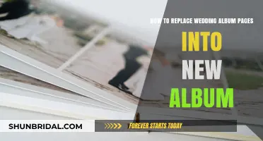 Revive Your Wedding Memories: Transferring Album Pages to a New Album