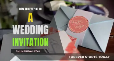 Declining Wedding Invites: Crafting a Polite 'No