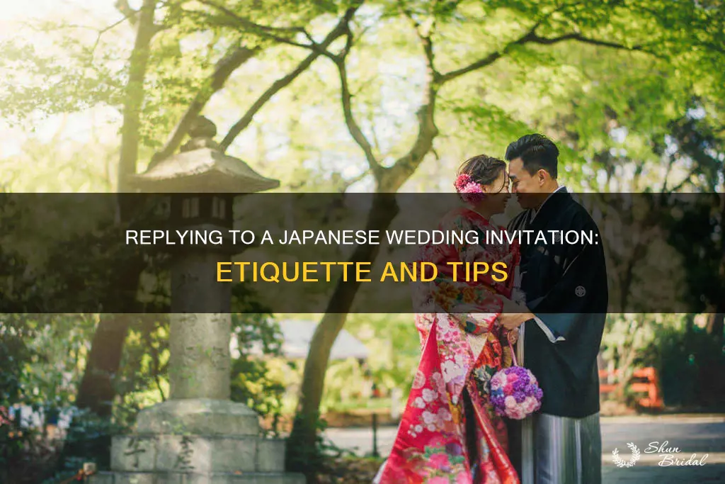 how to reply to a japanese wedding invitation