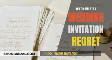 Declining a Wedding Invitation: Crafting a Polite Response