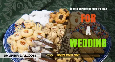 Creative Ways to Repurpose Cookie Trays for Your Wedding Decor