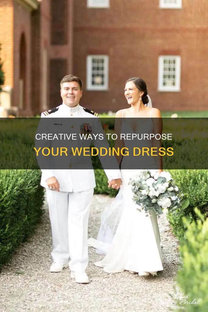 how to repurpose your wedding dress