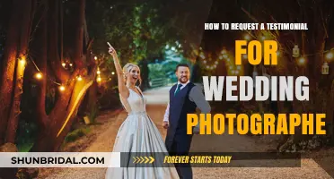 Requesting Testimonials: Tips for Wedding Photographers