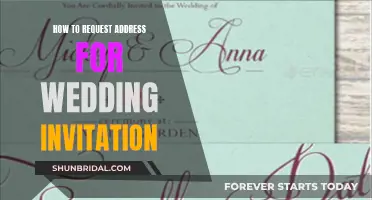 Requesting Addresses for Wedding Invites: A Simple Guide