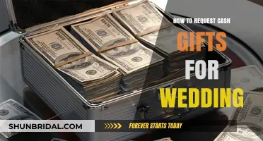 Tactful Tips for Requesting Cash Gifts for Your Wedding Celebration