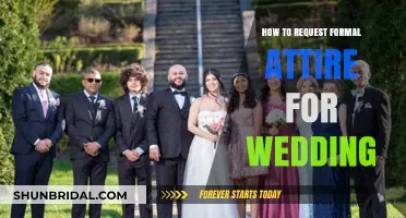 Elegant Wedding Attire: How to Request Formal Dress Code for Guests