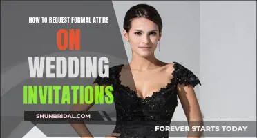 Guide to Requesting Formal Attire for Your Wedding