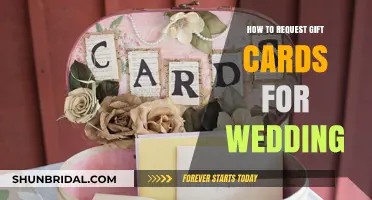 Elegant Ways to Request Gift Cards for Your Wedding Celebration
