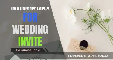 Ways to Ask Guests for Their Addresses for Wedding Invite