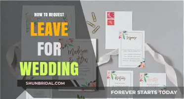 Planning Your Big Day: A Guide to Requesting Wedding Leave
